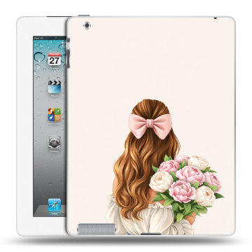 Пластиковый чехол на Ipad 2/3/4 с принтом женский