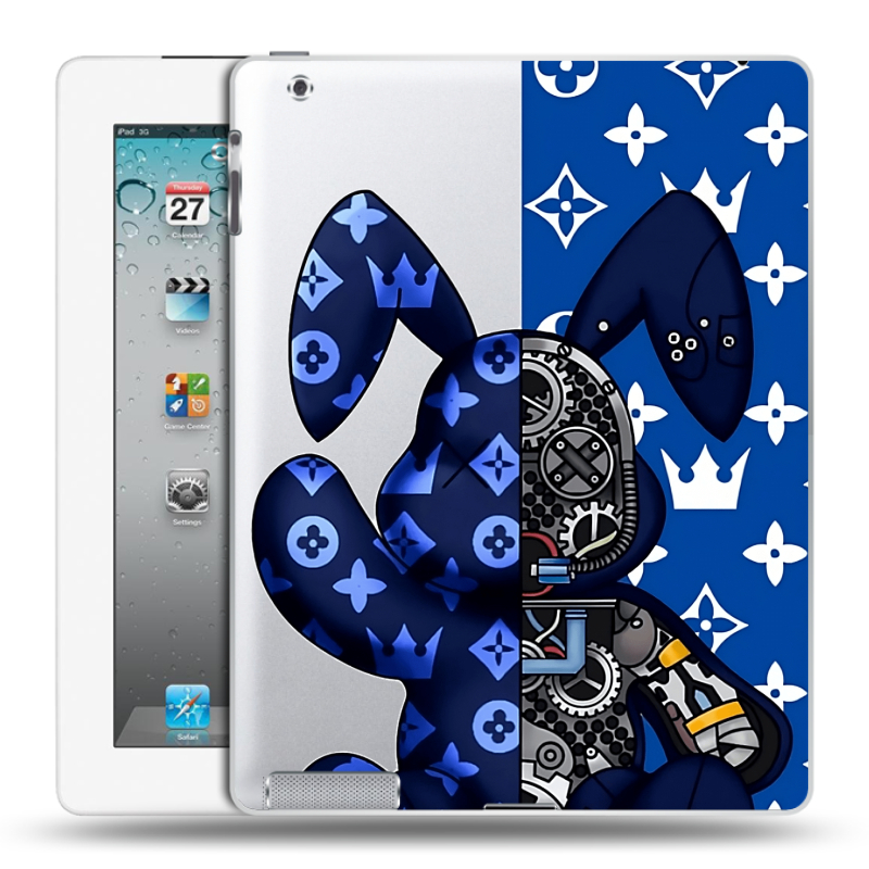 Пластиковый чехол на Ipad 2/3/4 с принтом Луи робот Пластиковый чехол на Ipad 2/3/4 с принтом Луи робот