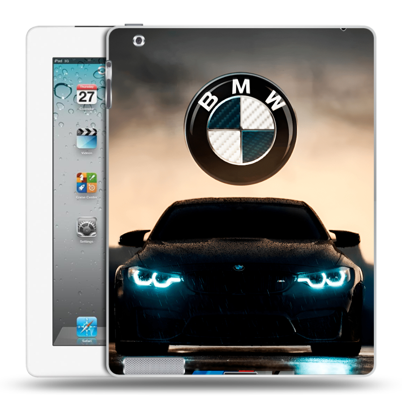 Пластиковый чехол на Ipad 2/3/4 с принтом БМВ BMW Пластиковый чехол на Ipad 2/3/4 с принтом БМВ BMW