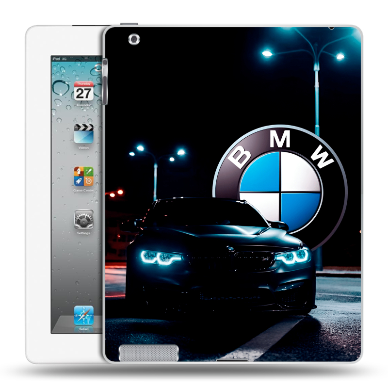 Пластиковый чехол на Ipad 2/3/4 с принтом БМВ BMW Пластиковый чехол на Ipad 2/3/4 с принтом БМВ BMW