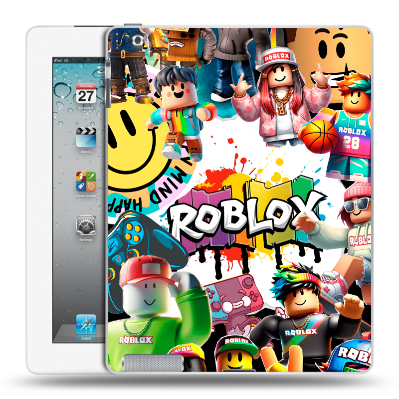 Пластиковый чехол на Ipad 2/3/4 с принтом Roblox Роблокс Пластиковый чехол на Ipad 2/3/4 с принтом Roblox Роблокс