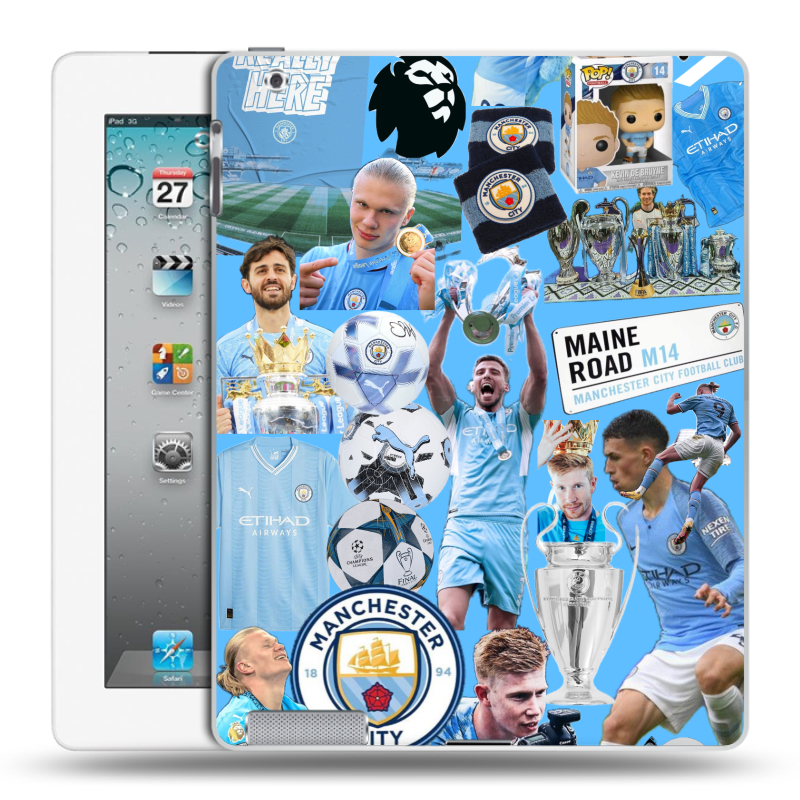 Пластиковый чехол на Ipad 2/3/4 с принтом Man City Манчестер Сити Пластиковый чехол на Ipad 2/3/4 с принтом Man City Манчестер Сити