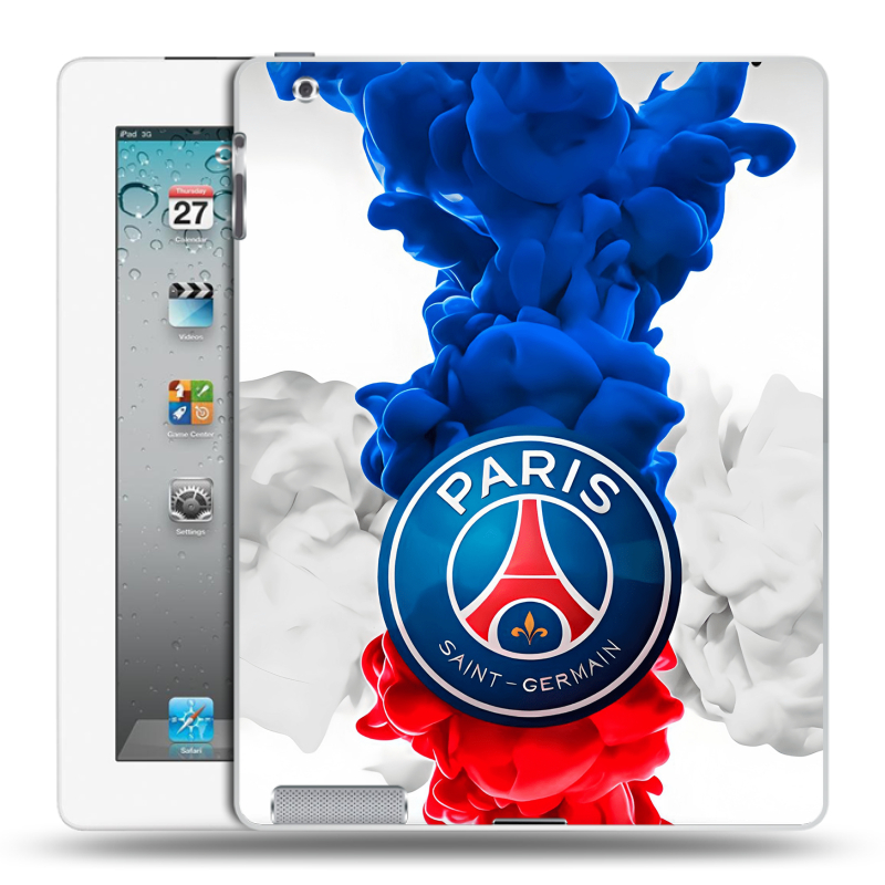 Пластиковый чехол на Ipad 2/3/4 с принтом PSG ПСЖ Пластиковый чехол на Ipad 2/3/4 с принтом PSG ПСЖ