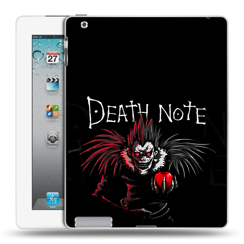 Пластиковый чехол на Ipad 2/3/4 с принтом Death note Тетрадь смерти Пластиковый чехол на Ipad 2/3/4 с принтом Death note Тетрадь смерти