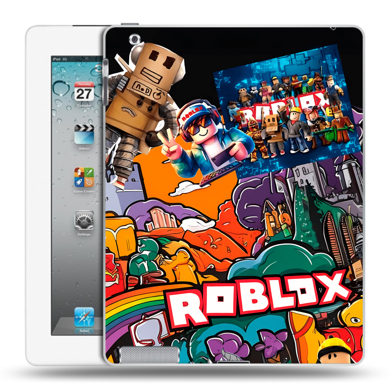 Пластиковый чехол на Ipad 2/3/4 с принтом Roblox Роблокс Пластиковый чехол на Ipad 2/3/4 с принтом Roblox Роблокс