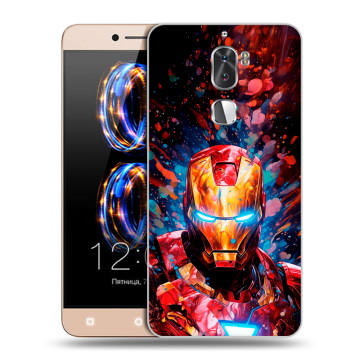 Пластиковый чехол на LeRee Le3 с принтом Железный человек Ironman