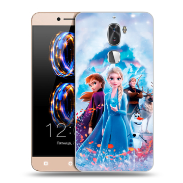 Пластиковый чехол на LeRee Le3 с принтом Холодное сердце Frozen