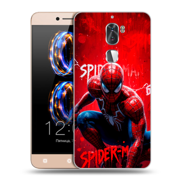 Пластиковый чехол на LeRee Le3 с принтом Spiderman Человек паук Пластиковый чехол на LeRee Le3 с принтом Spiderman Человек паук