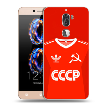 Пластиковый чехол на LeRee Le3 с принтом Флаг Герб СССР Пластиковый чехол на LeRee Le3 с принтом Флаг Герб СССР