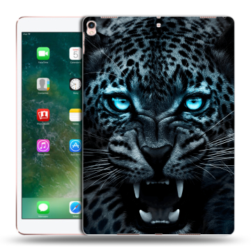 Силиконовый чехол на планшета Ipad Pro 10.5 с принтом Темный леопард Силиконовый чехол на планшета Ipad Pro 10.5 с принтом Темный леопард