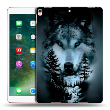 Силиконовый чехол на планшета Ipad Pro 10.5 с принтом Лесной волк Силиконовый чехол на планшета Ipad Pro 10.5 с принтом Лесной волк