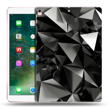 Силиконовый чехол на планшета Ipad Pro 10.5 с принтом Черные кристаллы Силиконовый чехол на планшета Ipad Pro 10.5 с принтом Черные кристаллы