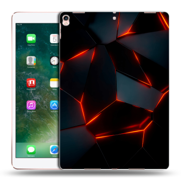 Силиконовый чехол на планшета Ipad Pro 10.5 с принтом Яркие абстракции Силиконовый чехол на планшета Ipad Pro 10.5 с принтом Яркие абстракции