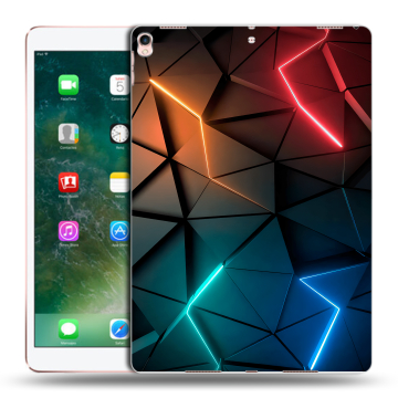 Силиконовый чехол на планшета Ipad Pro 10.5 с принтом Абстракция неон Силиконовый чехол на планшета Ipad Pro 10.5 с принтом Абстракция неон
