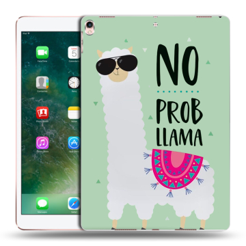 Силиконовый чехол на планшета Ipad Pro 10.5 с принтом Лама Силиконовый чехол на планшета Ipad Pro 10.5 с принтом Лама