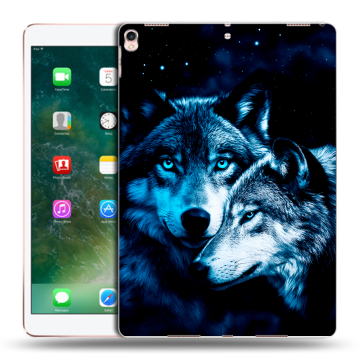 Силиконовый чехол на планшета Ipad Pro 10.5 с принтом Волки Силиконовый чехол на планшета Ipad Pro 10.5 с принтом Волки