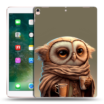 Силиконовый чехол на планшета Ipad Pro 10.5 с принтом Сова Силиконовый чехол на планшета Ipad Pro 10.5 с принтом Сова