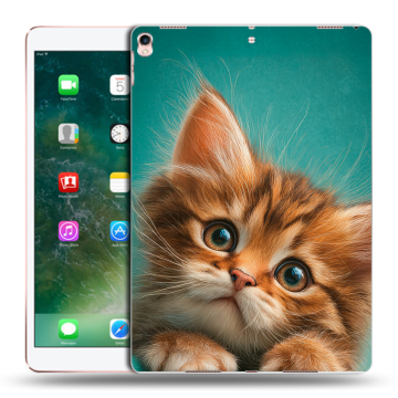 Силиконовый чехол на Ipad Pro 10.5 с принтом котенок