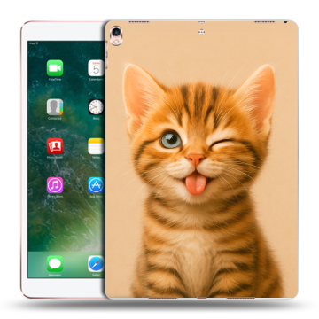 Силиконовый чехол на Ipad Pro 10.5 с принтом котенок Силиконовый чехол на Ipad Pro 10.5 с принтом котенок
