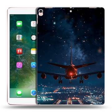 Силиконовый чехол на Ipad Pro 10.5 с принтом самолет