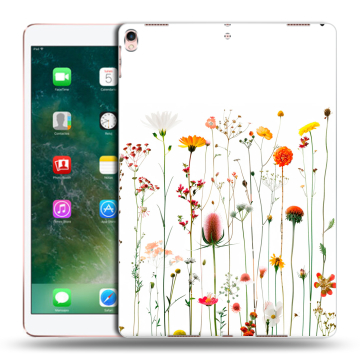 Силиконовый чехол на Ipad Pro 10.5 с принтом цветы