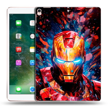 Силиконовый чехол на Ipad Pro 10.5 с принтом Железный человек Ironman Силиконовый чехол на Ipad Pro 10.5 с принтом Железный человек Ironman