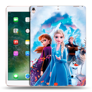 Силиконовый чехол на Ipad Pro 10.5 с принтом Холодное сердце Frozen