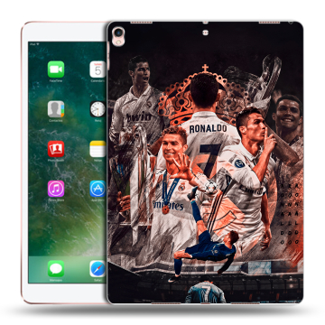 Силиконовый чехол на Ipad Pro 10.5 с принтом Реал Роналдо Real Ronaldo