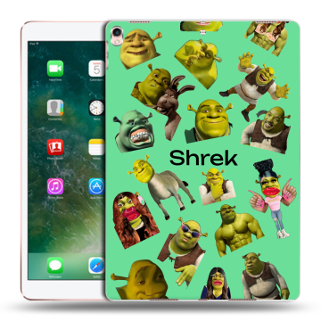 Силиконовый чехол на Ipad Pro 10.5 с принтом Шрек Shrek