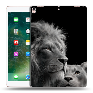 Силиконовый чехол на Ipad Pro 10.5 с принтом Лев кошки