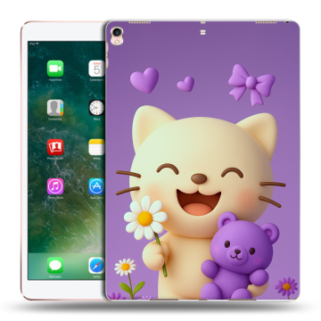 Силиконовый чехол на Ipad Pro 10.5 с принтом для девочек