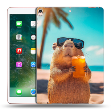 Силиконовый чехол на Ipad Pro 10.5 с принтом Капибара