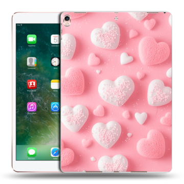 Силиконовый чехол на Ipad Pro 10.5 с принтом Сердечки