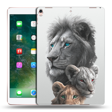 Силиконовый чехол на Ipad Pro 10.5 с принтом Львы