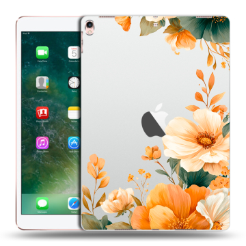 Силиконовый чехол на Ipad Pro 10.5 с принтом Цветы принт