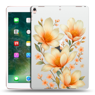 Силиконовый чехол на Ipad Pro 10.5 с принтом Цветы