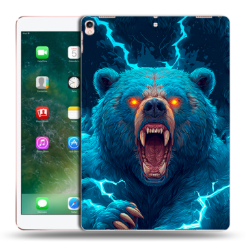 Силиконовый чехол на Ipad Pro 10.5 с принтом Медведь