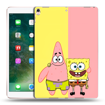 Силиконовый чехол на планшета Ipad Pro 10.5 с принтом Спанч боб Спанчбоб