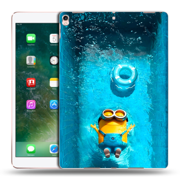 Силиконовый чехол на планшета Ipad Pro 10.5 с принтом Миньоны