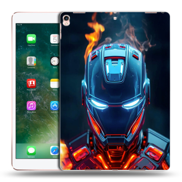 Силиконовый чехол на планшета Ipad Pro 10.5 с принтом IronMan Железный человек