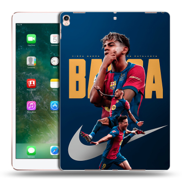 Силиконовый чехол на Ipad Pro 10.5 с принтом Барселона Barca Yamal 