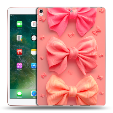 Силиконовый чехол на Ipad Pro 10.5 с принтом Розовые бантики
