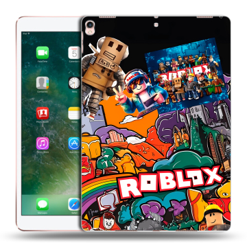 Силиконовый чехол на Ipad Pro 10.5 с принтом Roblox Роблокс