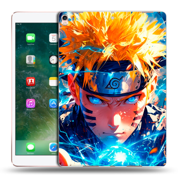 Силиконовый чехол на Ipad Pro 10.5 с принтом Аниме Наруто Naruto