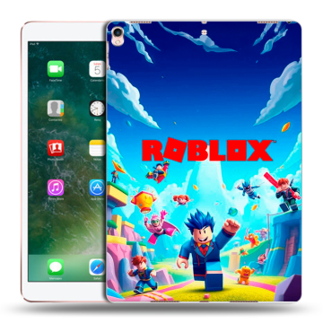 Силиконовый чехол на Ipad Pro 10.5 с принтом Roblox Роблокс