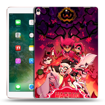 Силиконовый чехол на Ipad Pro 10.5 с принтом Hazbin Hotel Отель Хазбин Силиконовый чехол на Ipad Pro 10.5 с принтом Hazbin Hotel Отель Хазбин