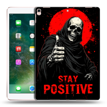 Силиконовый чехол на Ipad Pro 10.5 с принтом смешной скелет