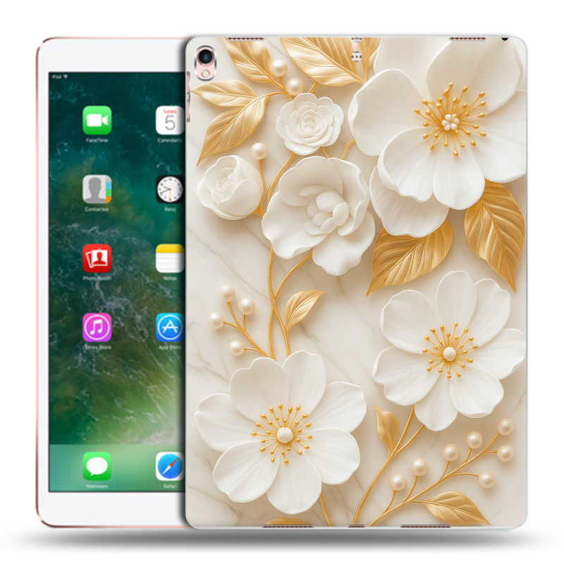 Силиконовый чехол на Ipad Pro 10.5 с принтом Цветы Силиконовый чехол на Ipad Pro 10.5 с принтом Цветы