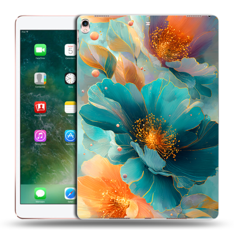 Силиконовый чехол на Ipad Pro 10.5 с принтом Цветы Силиконовый чехол на Ipad Pro 10.5 с принтом Цветы
