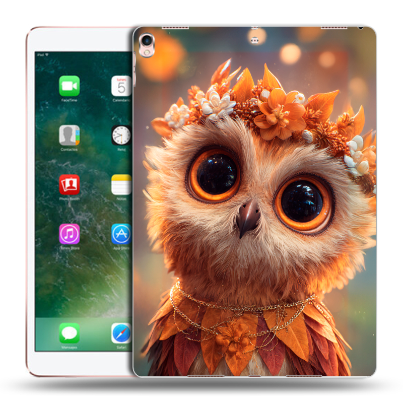 Силиконовый чехол на Ipad Pro 10.5 с принтом Милая сова Силиконовый чехол на Ipad Pro 10.5 с принтом Милая сова